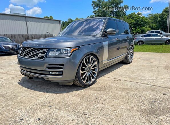 SALGS2EF9GA267801 2016 LAND ROVER RANGE Gray Հետևի աջ