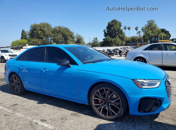 WAUB4AF4XLA051739 2020 AUDI S4 Blue Front view