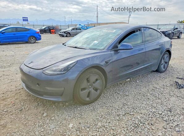 5YJ3E1EB0MF995725 2021 TESLA MODEL 3 Black Trasero izquierdo