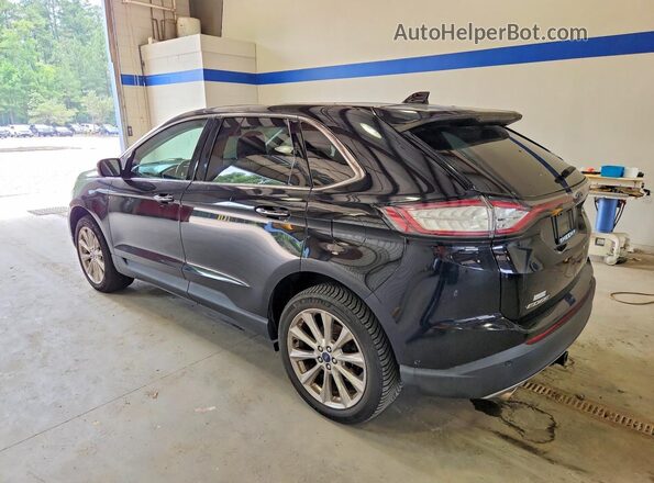2FMPK4K93HBC52388 2017 FORD EDGE Black Trasero derecho