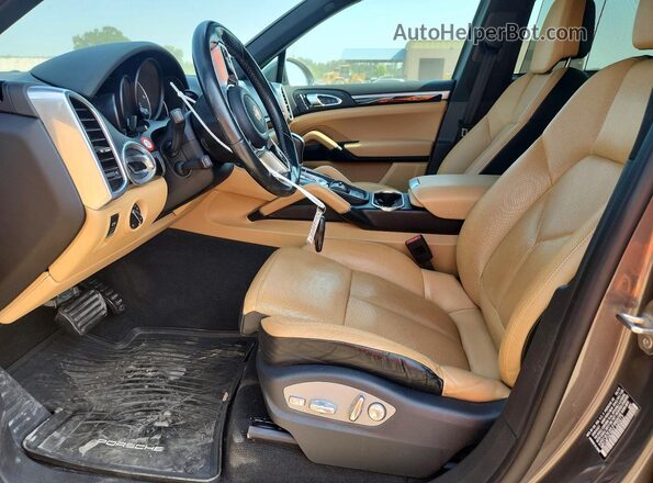 WP1AF2A28GLA40512 2016 PORSCHE CAYENNE Gray Առջևի վահանակի տեսք