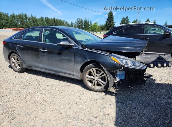5NPE34AF4KH769257 2019 HYUNDAI SONATA Black წინა ხედი