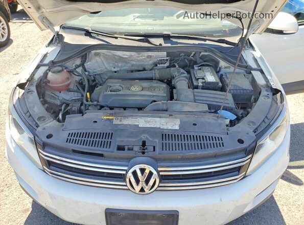 WVGBV7AX1HK052702 2017 VOLKSWAGEN TIGUAN White Вид підкапотного простору