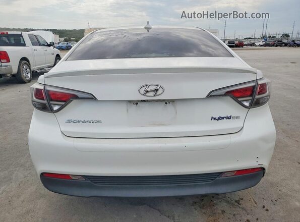 KMHE24L18GA021710 2016 HYUNDAI SONATA White წინა სალონის ხედი