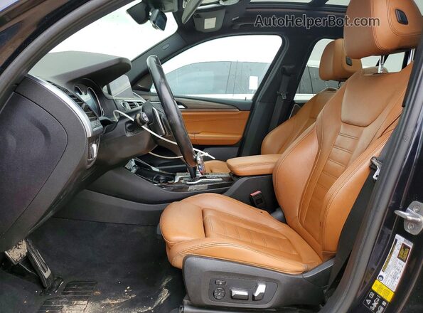 5UXTR9C59KLP92728 2019 BMW X3 Синий Вид панели приборов