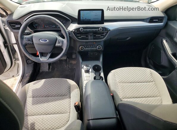 1FMCU9G63LUA71864 2020 FORD ESCAPE White Vista del cuadro de instrumentos