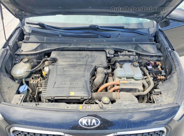 KNDCB3LC9J5129860 2018 KIA NIRO Black Вид підкапотного простору