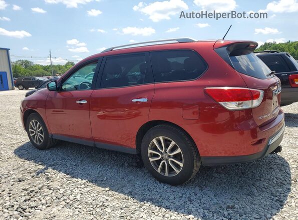 5N1AR2MM4GC655737 2016 NISSAN PATHFINDER Red Rear left