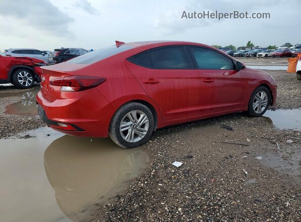 5NPD84LF8KH420158 2019 HYUNDAI ELANTRA Red წინა მარჯვენა