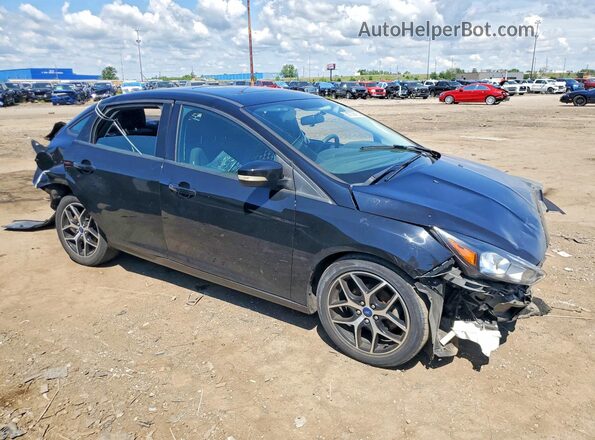 1FADP3H27JL282065 2018 FORD FOCUS Black წინა ხედი