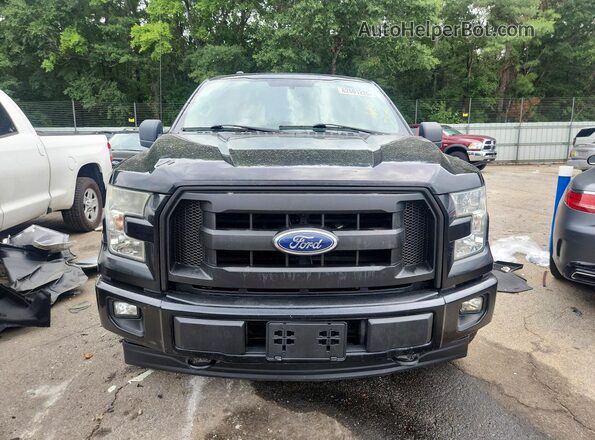 1FTEX1EP1HFA95867 2017 FORD F150 Black Вид ззаду