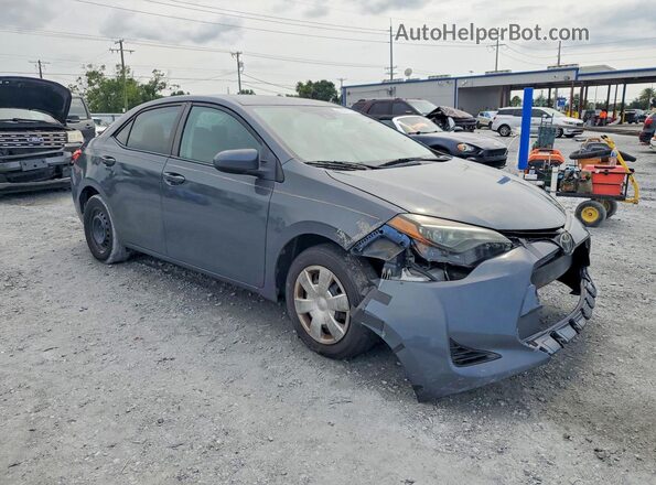 5YFBURHE3JP806021 2018 TOYOTA COROLLA Gray წინა ხედი