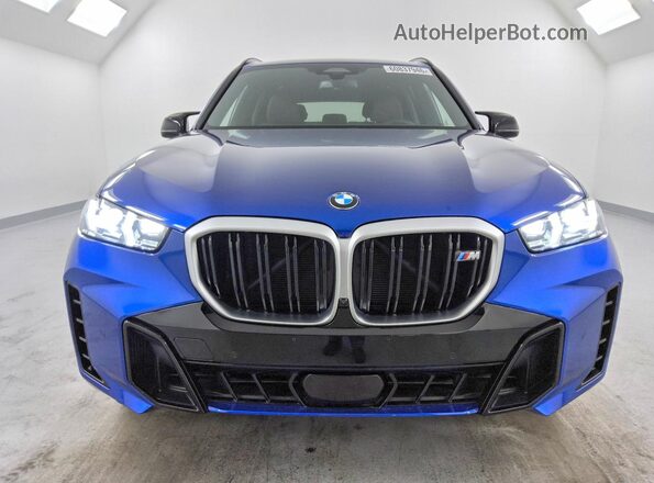 5UX33EU04T9018947 2026 BMW X5 Blue Rear view