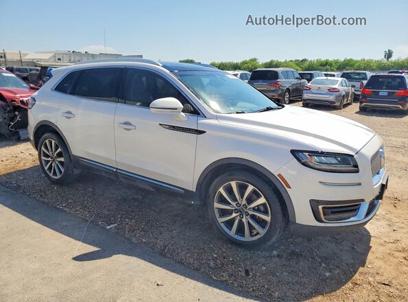 2LMPJ6K90KBL23783 2019 LINCOLN NAUTILUS White წინა ხედი