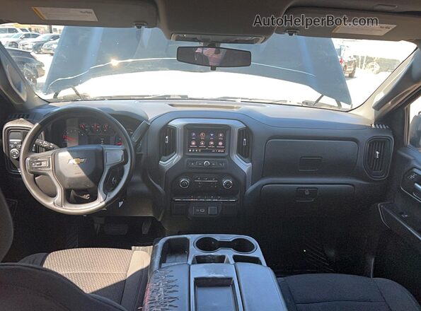 3GCPWBEKXNG147996 2022 CHEVROLET SILVERADO Black Вид задніх сидінь