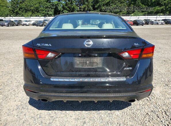 1N4BL4EW8NN303788 2022 NISSAN ALTIMA Black Widok wnętrza z przodu