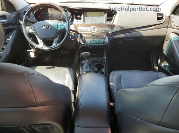 KNALN4D78G5208022 2016 KIA CADENZA Silver ხელსაწყოთა პანელის ხედი