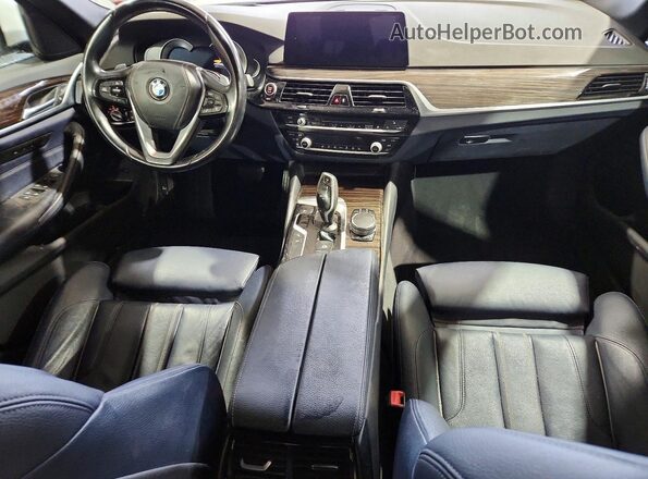 WBAJA5C38HWA35480 2017 BMW 5 SERIES White ხელსაწყოთა პანელის ხედი