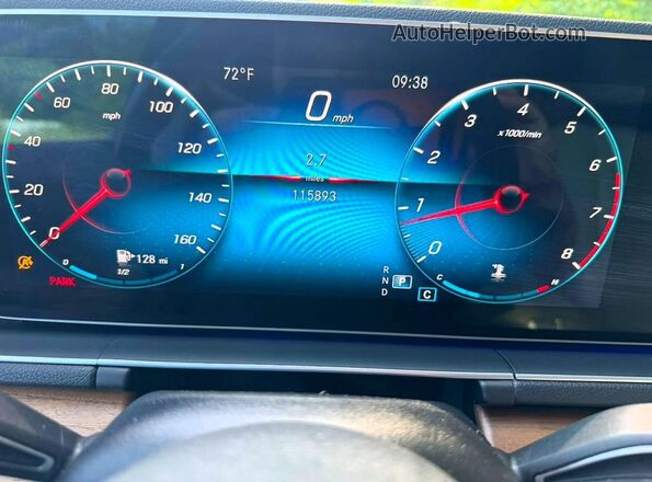4JGFB4KB5NA694210 2022 MERCEDES-BENZ GLE White Widok deski rozdzielczej