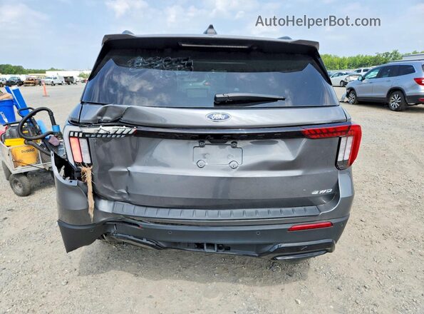 1FMUK8KH6SGB58409 2025 FORD EXPLORER Gray Vista interior delantera