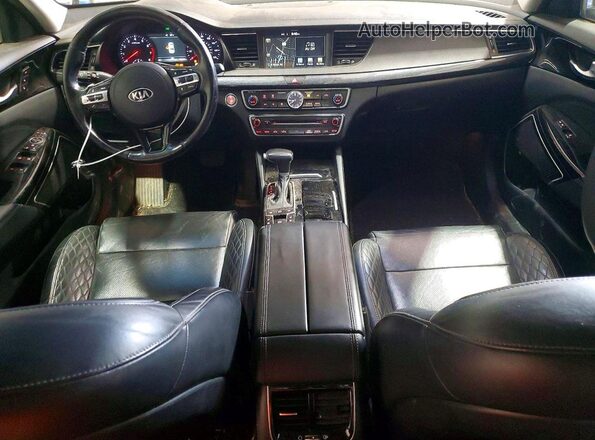 KNALC4J14J5098051 2018 KIA CADENZA Black Vista del cuadro de instrumentos