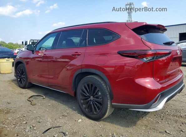 5TDKDRBH2RS533806 2024 TOYOTA HIGHLANDER Красный Задняя правая четверть