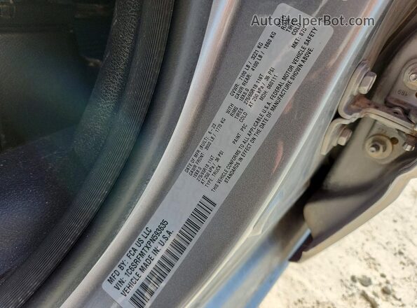 1C6SRFMTXPN593635 2023 RAM 1500 Silver VIN sticker view