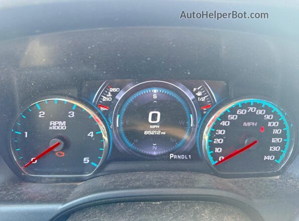 1GT42YEY3JF193722 2018 GMC SIERRA Silver Instrument cluster view