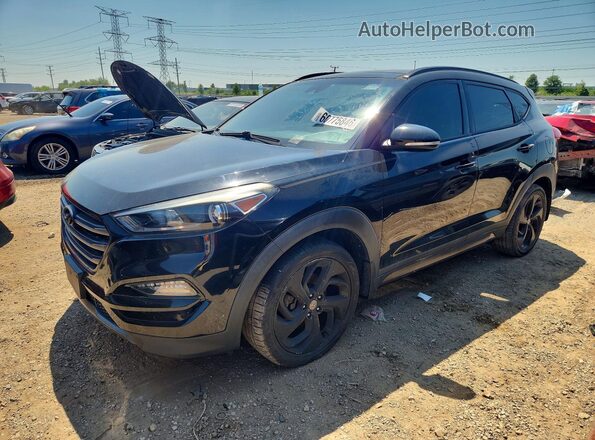 KM8J33A25GU068712 2016 HYUNDAI TUCSON Black Trasero izquierdo