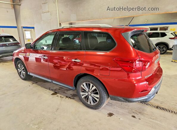 5N1DR2MM8HC688528 2017 NISSAN PATHFINDER Red Rear right