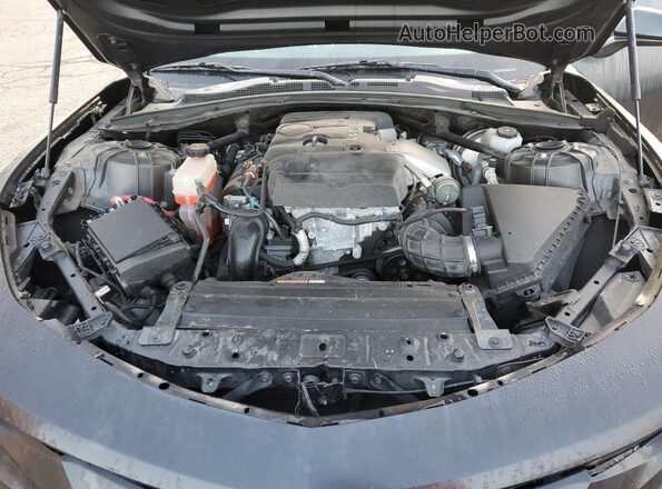 1G1FB1RXXG0188832 2016 CHEVROLET CAMARO Gray Vista del compartimento del motor