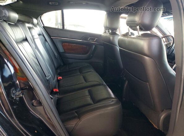 1LNHL9DK8GG602846 2016 LINCOLN MKS Black Widok wnętrza z tyłu