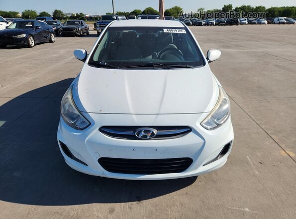 KMHCT4AE5GU075832 2016 HYUNDAI ACCENT White უკანა ხედი