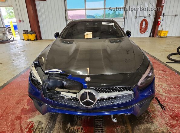 WDDJK7DA8HF049925 2017 MERCEDES-BENZ SL Blue Rear view