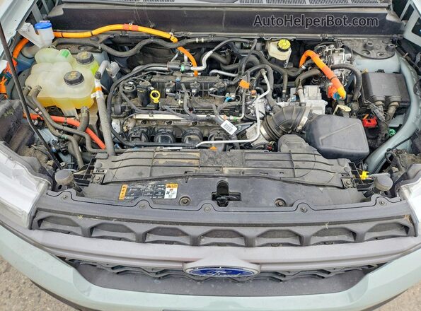 3FTTW8E36PRA72313 2023 FORD MAVERICK Gray Вид підкапотного простору