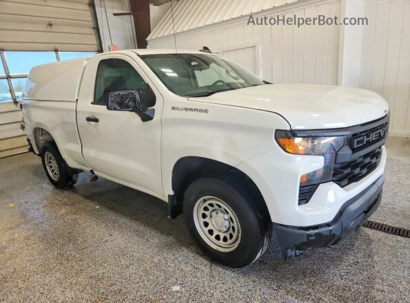 3GCNAAEK8PG359797 2023 CHEVROLET SILVERADO White წინა ხედი