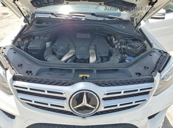 4JGDF7DE8HA797887 2017 MERCEDES-BENZ GLS White Widok naklejki z numerem VIN