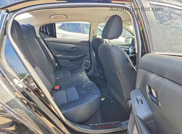 3N1AB8CV5SY257932 2025 NISSAN SENTRA Black უკანა სალონის ხედი