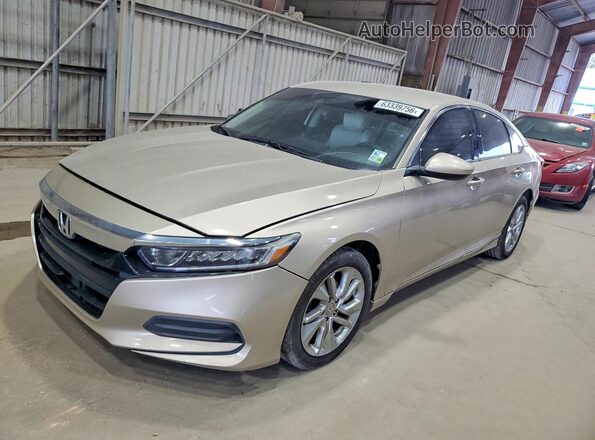 1HGCV1F13JA123924 2018 HONDA ACCORD Золотой Задняя левая четверть