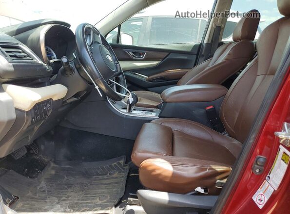 4S4WMARD4K3418830 2019 SUBARU ASCENT Red Dashboard view