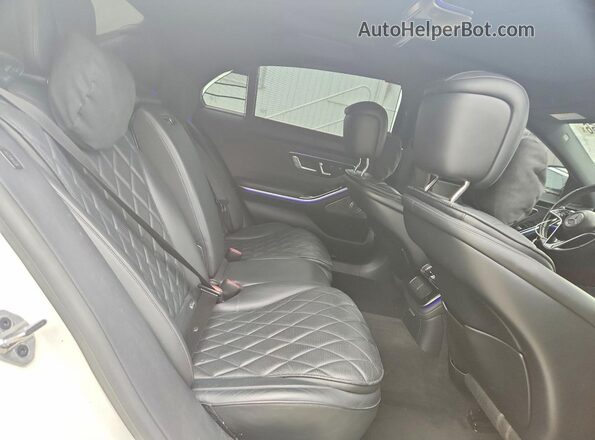 W1K6G7GB4NA070274 2022 MERCEDES-BENZ S-CLASS Белый Вид задней части салона