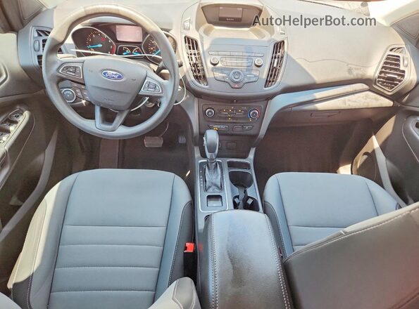 1FMCU0F71KUA44327 2019 FORD ESCAPE White Vista del cuadro de instrumentos