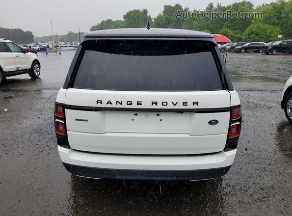 SALGS5RE9JA389018 2018 LAND ROVER RANGE ROVER White Սալոնի դիմացի տեսք