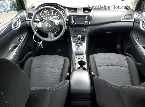 3N1AB7APXGY222597 2016 NISSAN SENTRA Blue Instrument cluster view