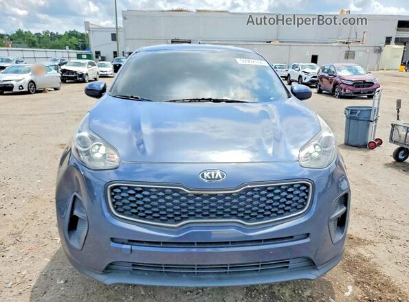 KNDPM3AC5J7484012 2018 KIA SPORTAGE Blue Widok z tyłu