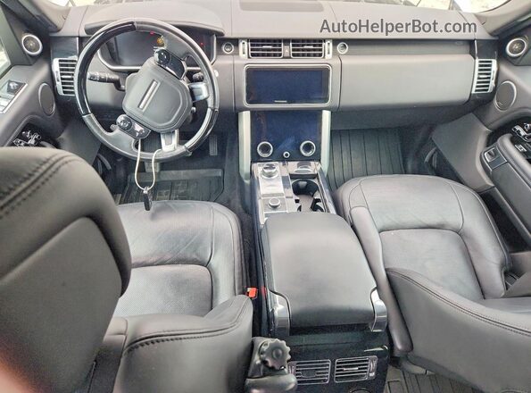 SALGS2SV3KA561361 2019 LAND ROVER RANGE Silver Вид панелі приладів