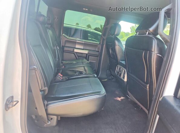 1FTFW1E52JFB13966 2018 FORD F150 White Vista interior trasera