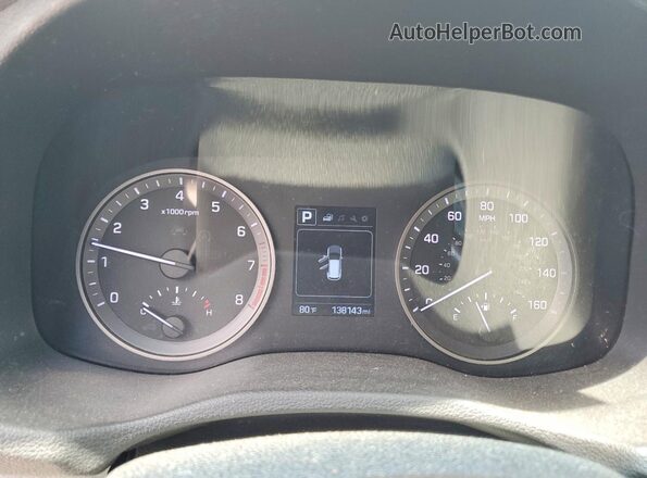 KM8J23A46GU127528 2016 HYUNDAI TUCSON Black Rear seats view