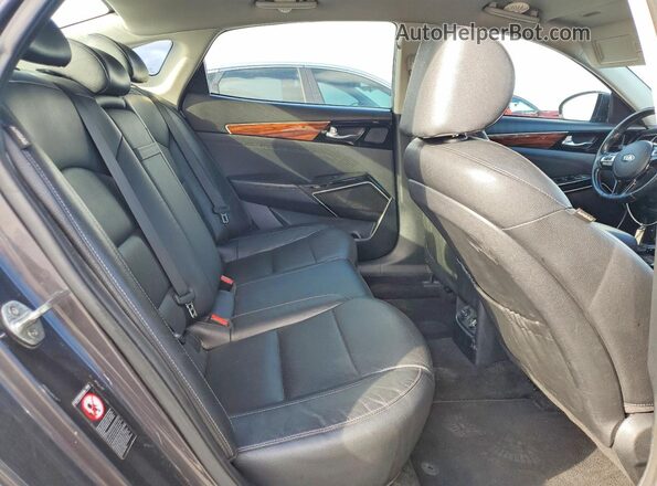 KNALB4J15J5120593 2018 KIA CADENZA Gray Vista interior trasera
