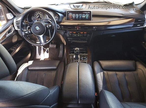 5UXKR6C50H0J84746 2017 BMW X5 Black Widok zestawu wskaźników